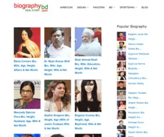 Biographybd.com(Real Story of Famous People) Screenshot