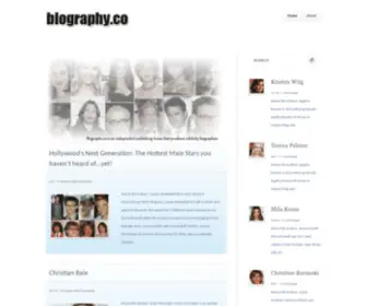 Biography.co(Great celebrity biographies for everyone) Screenshot