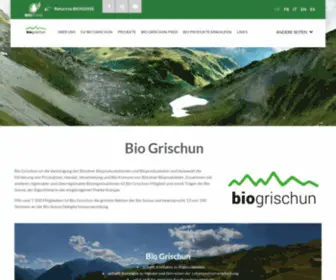 Biogrischun.ch(Bio Grischun) Screenshot