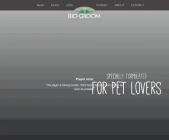 Biogroom.com(Exceptional Pet Care Products for Over 50 Years) Screenshot