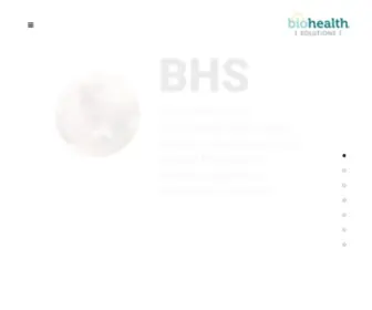 Biohealthsolutions.com(Bio Health Solutions) Screenshot