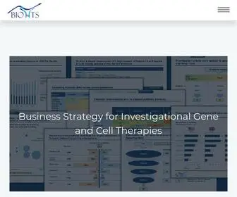 Bioheights.com(Business Strategy for Cell and Gene Therapy) Screenshot