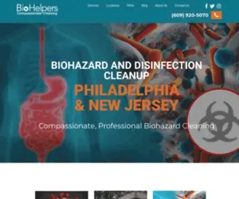 Biohelpers.com(BioHelpers Crime Scene Cleanup Services) Screenshot