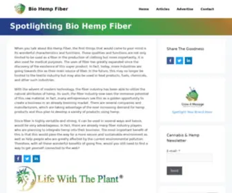 Biohempfiber.com(When you talk about Bio Hemp Fiber&comma; the first things that would come to your mind) Screenshot