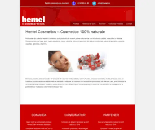 Biohem.ro(Hemel Cosmetics) Screenshot