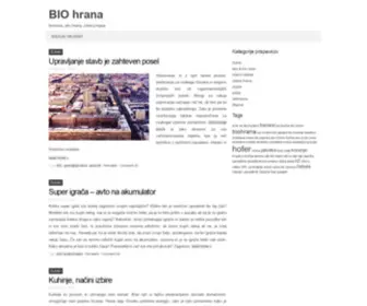 Biohrana.com(Bio hrana Bio hrana) Screenshot