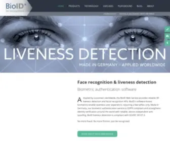 Bioid.com(Face Recognition & Liveness Detection Software) Screenshot