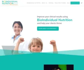 Bioindividualnutrition.com(BioIndividual Nutrition Institute Inc) Screenshot