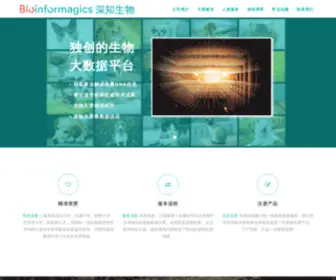 Bioinformagics.com(深知生物科技有限公司) Screenshot