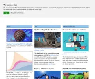 Bioinformaticshome.com(Bioinformatics and Data Science) Screenshot
