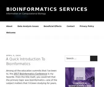 Bioinformaticsservices.com(Bioinformatics Services) Screenshot