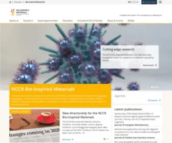 Bioinspired-Materials.ch(Bioinspired Materials NCCR) Screenshot