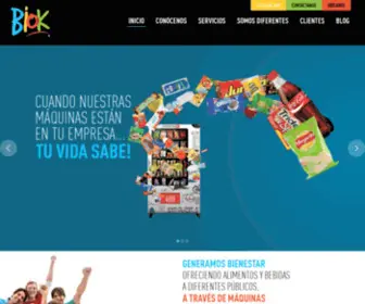 Biok.co(Máquinas dispensadoras automáticas) Screenshot