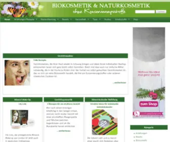 Biokosmetik-Konservierungsstoffe.de(Biokosmetik Konservierungsstoffe) Screenshot