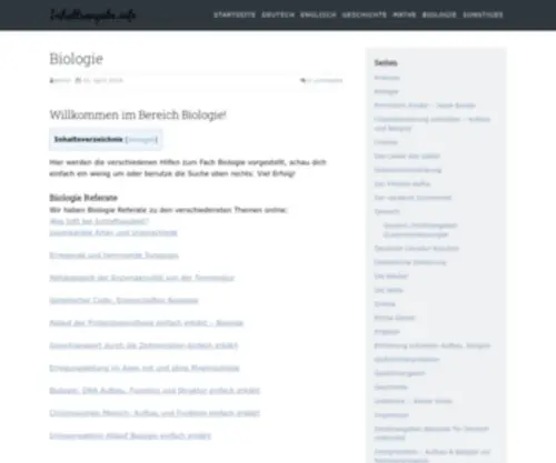 Biokurs.de(Biokurs) Screenshot