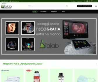 Biolab-SRL.it(Biolab Diagnostici) Screenshot