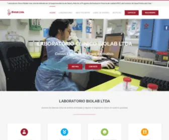 Biolabltda.cl(Laboratorio Biolab Ltda) Screenshot