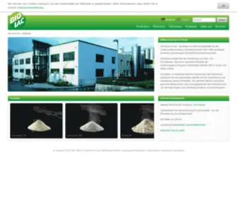Biolac.de(Startseite) Screenshot