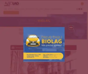 Biolag.com.br(Página Inicial) Screenshot