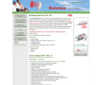 Biolampa.sk(Svetlo, ktoré lieči) Screenshot