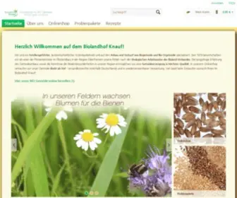 Biolandhof-Knauf.de(Biolandhof Knauf) Screenshot
