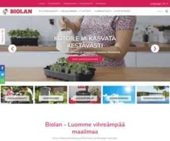 Biolan.fi(Luo vihreämpää maailmaa) Screenshot