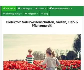 Biolektor.de(Biologie) Screenshot