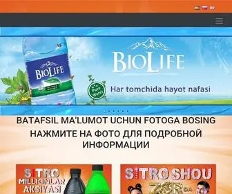 Biolifebottlers.uz(Biolifebottlers) Screenshot