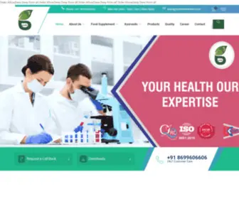 Bioliferemedies.com(Home Page 01) Screenshot