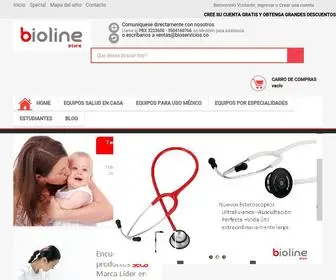 Bioline.com.co(Bioline Store tienda medica en linea de productos originales para la salud y nutrición) Screenshot