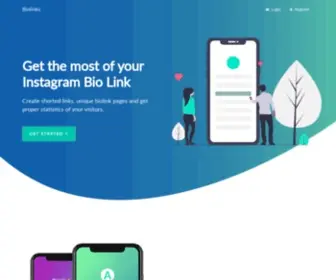 Biolinkeds.com(Multiple Bio Links for Instagram) Screenshot
