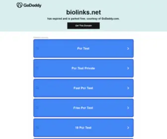 Biolinks.net(Biolinks) Screenshot