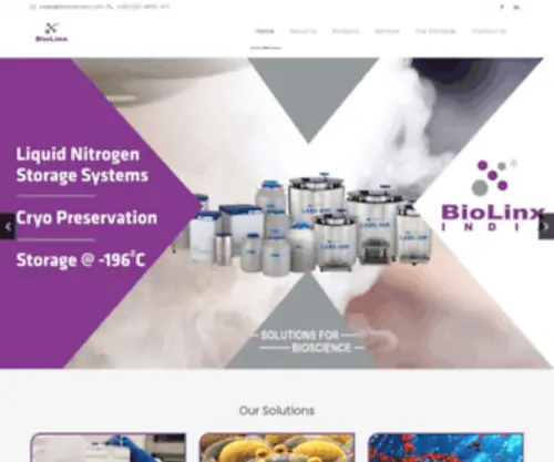 Biolinxindia.com(Biolinx) Screenshot