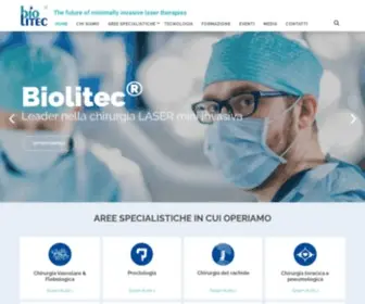 Biolitec.it(Soluzioni per chirurgia LASER mini invasiva) Screenshot