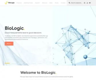 Biologic.net(Homepage) Screenshot