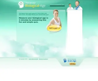 Biological-Age.com(Find out your Biological) Screenshot