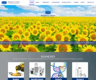 Biologicale.com(Biological E Ltd) Screenshot