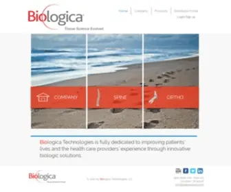 Biologicatechnologies.com(Isto Biologics) Screenshot