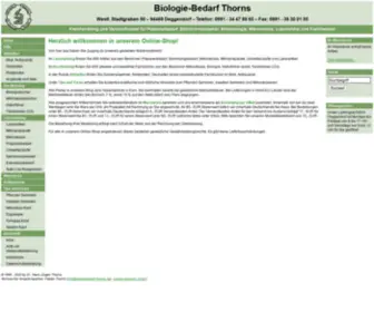 Biologie-Bedarf.de(Biologie-Bedarf Thorns) Screenshot