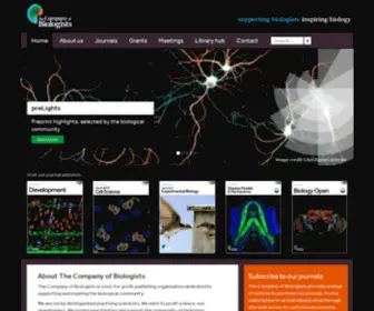 Biologists.org(The Company of Biologists) Screenshot
