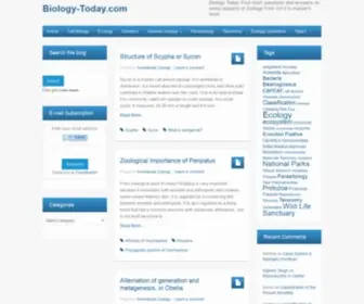 Biology-Today.com(Biology Today) Screenshot