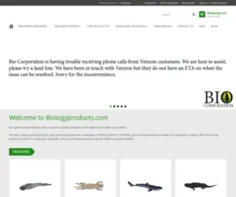 Biologyproducts.com(Biology Products) Screenshot