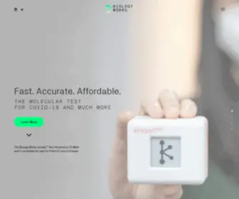 Biologyworks.com(The Molecular Test For Covid) Screenshot