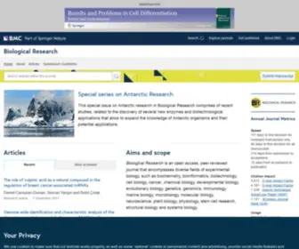 Biolres.com(Biological Research) Screenshot