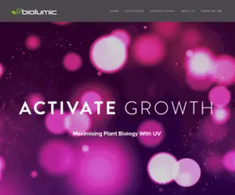 Biolumic.com(BIOLUMIC) Screenshot