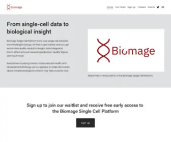 Biomage.net(Biomage) Screenshot