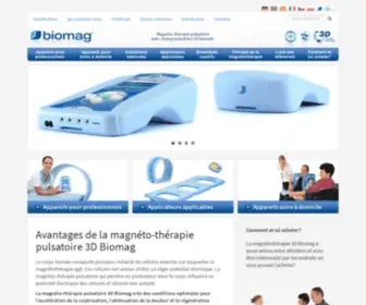 Biomag.fr(Magnétothérapie Biomag) Screenshot