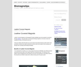 Biomagnetips.com(Biomagnetic therapy) Screenshot