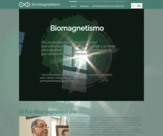 Biomagnetismomiami.com(Biomagnetismo Miami Biomagnetic Pair Health Magnets Therapy) Screenshot