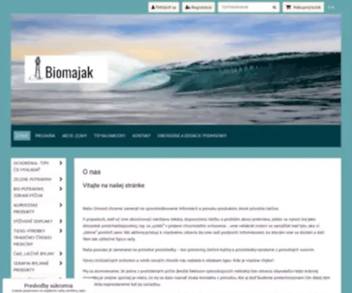 Biomajak.sk(Alternatívna) Screenshot